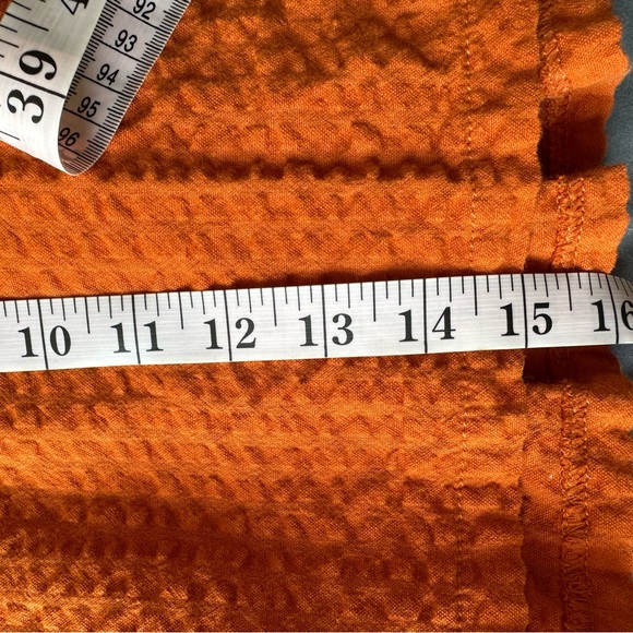 NWT Urban Outfitters Seersucker Pleated Faux Wrap Textured Mini Skirt Size XS - Picture 13 of 13